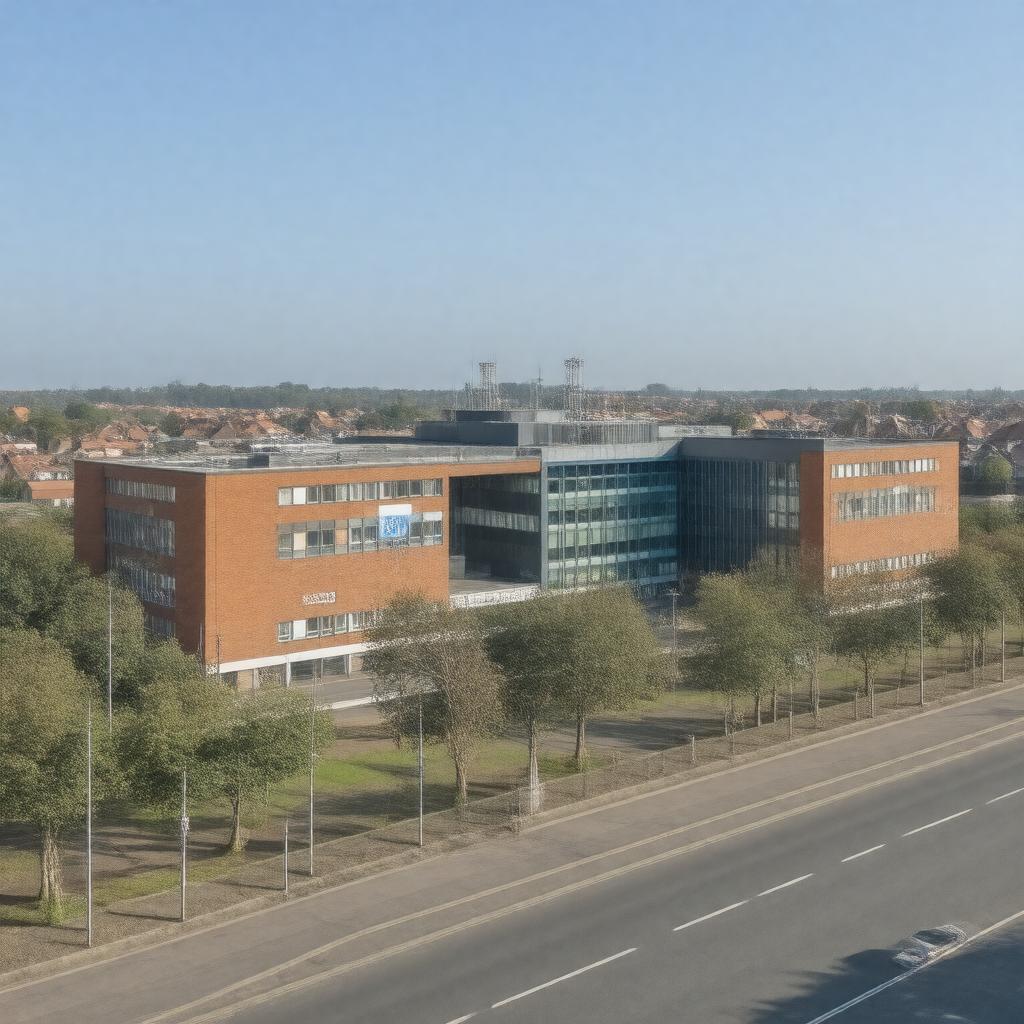 AI-created image of Croydon University Hospital