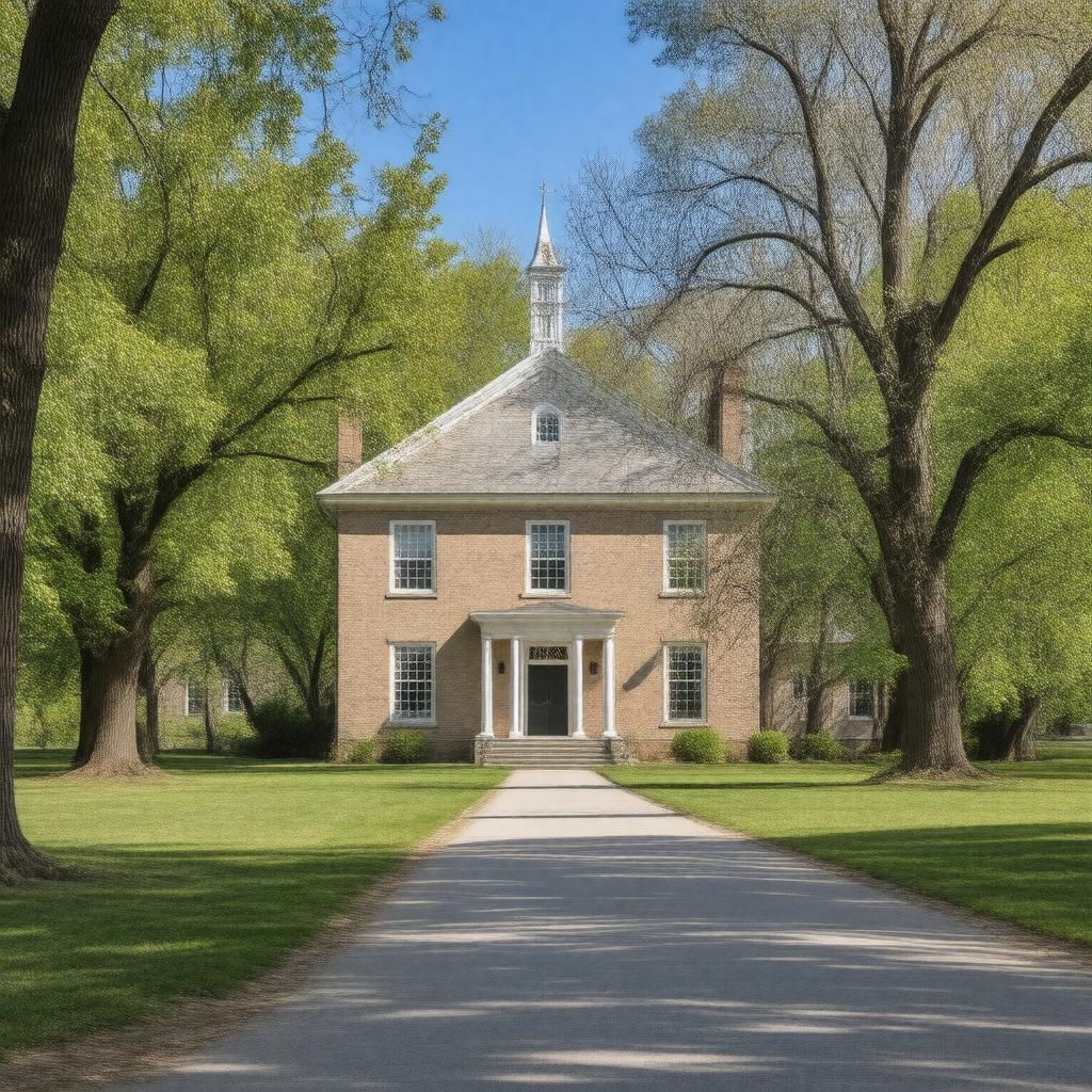 Click to view larger image AI-created image of Crozer Theological Seminary