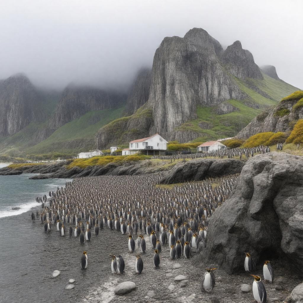 AI-created image of Crozet Islands