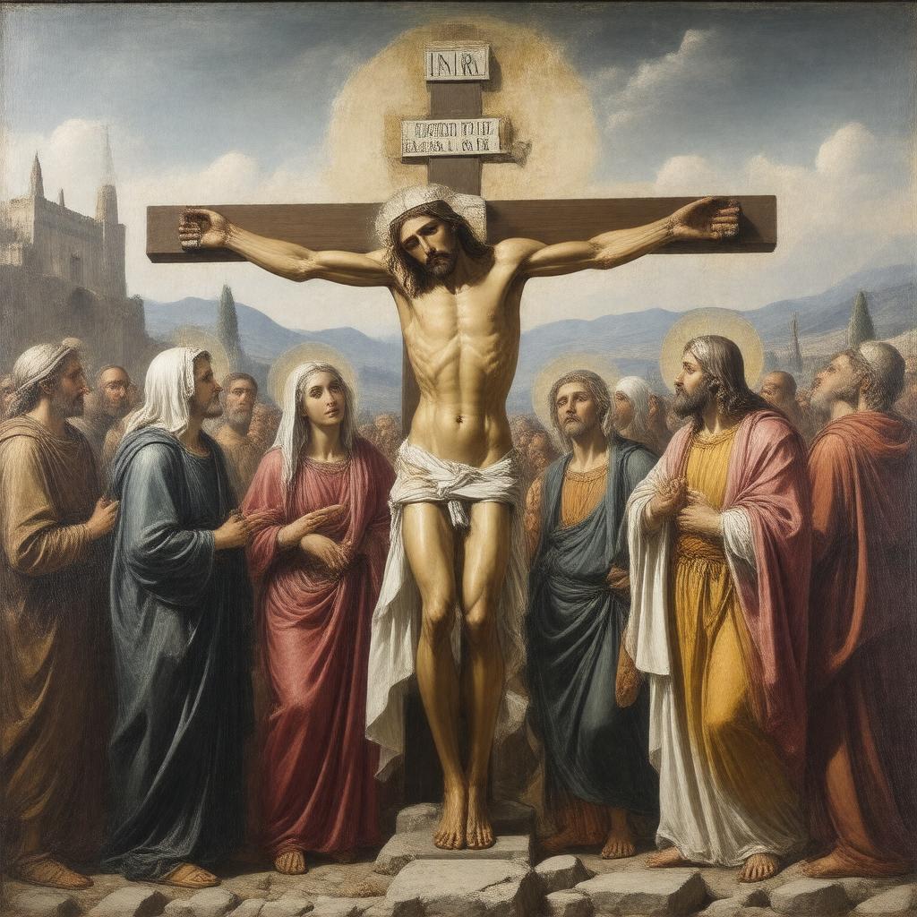 AI-created image of Crucifixion of Jesus