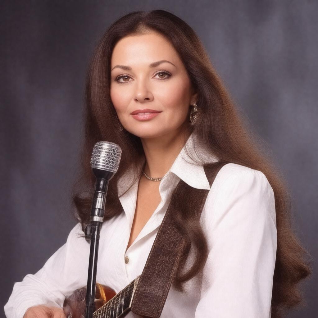 AI-created image of Crystal Gayle