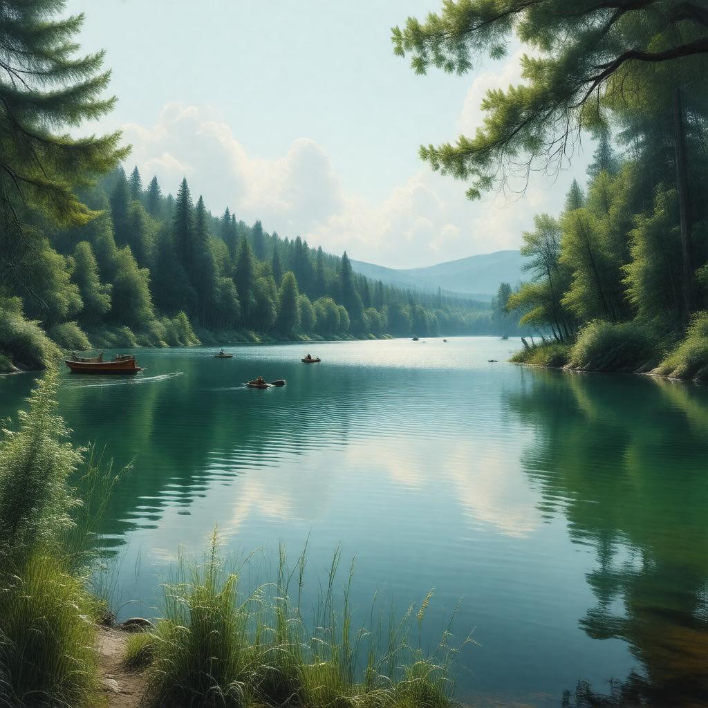AI-created image of Crystal Lake