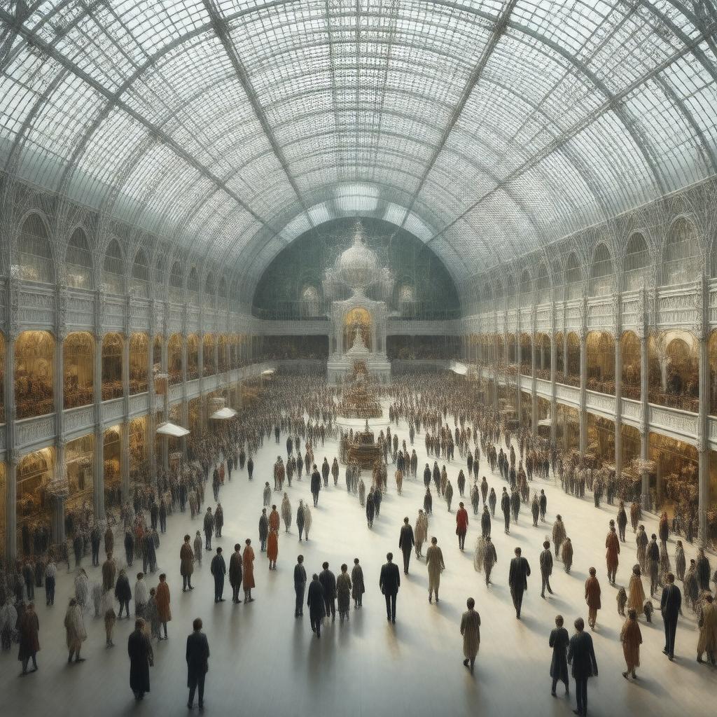 AI-created image of Crystal Palace Exhibition