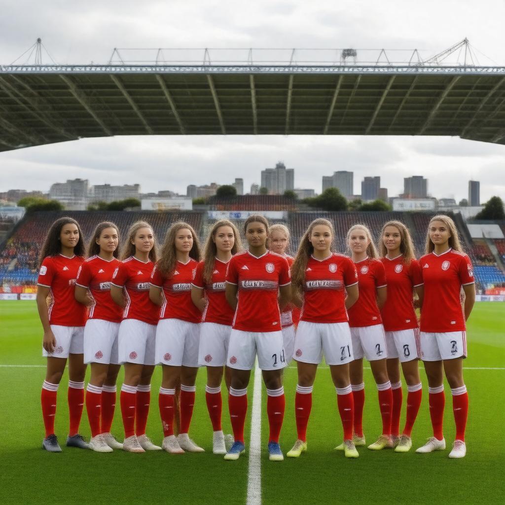 AI-created image of Crystal Palace F.C. Women