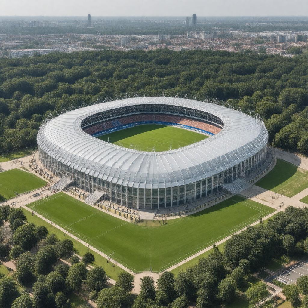 AI-created image of Crystal Palace National Sports Centre