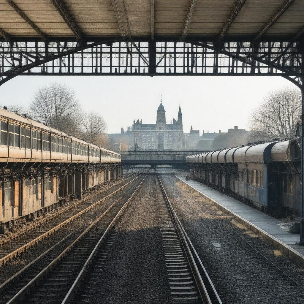 AI-created image of Crystal Palace Sidings