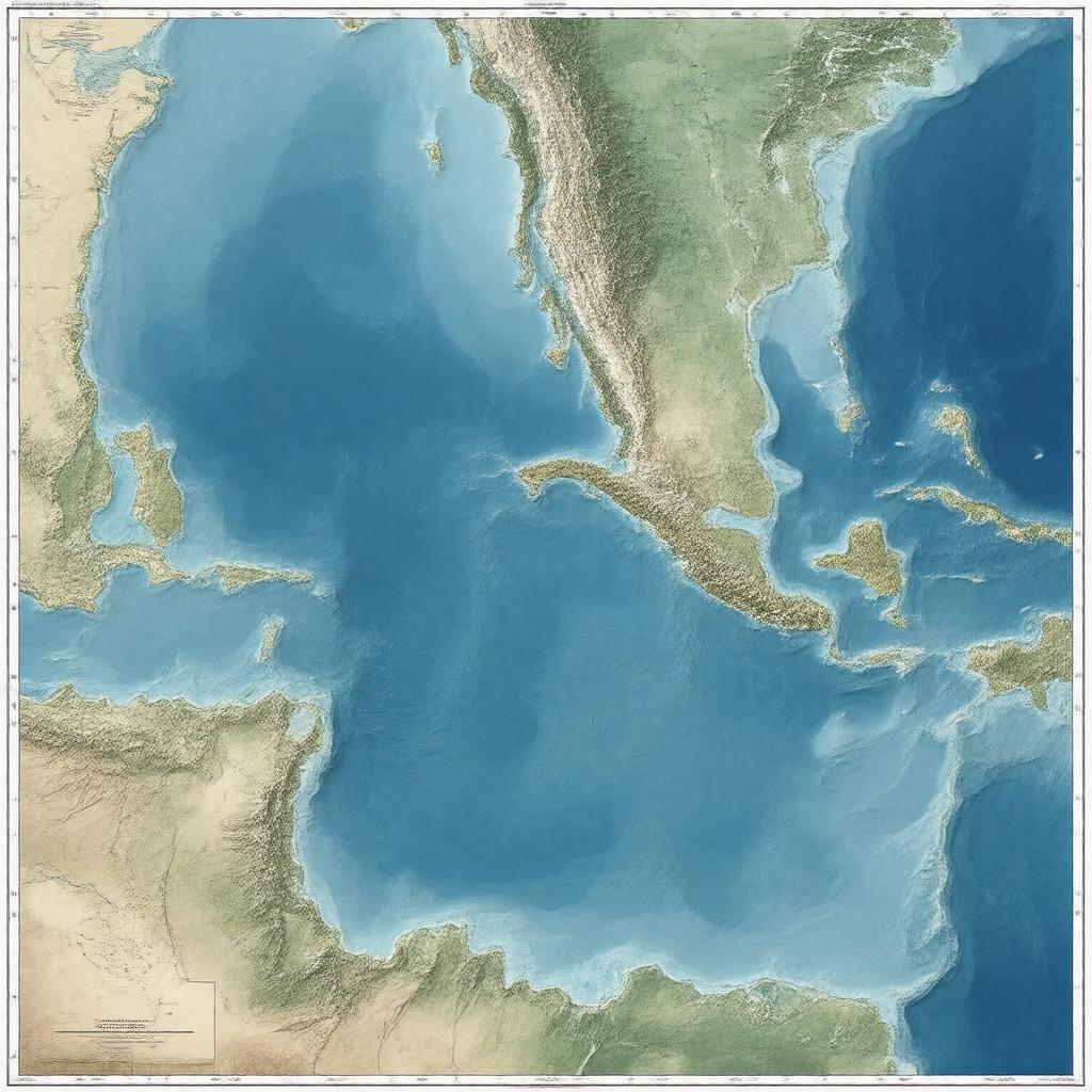 AI-created image of Cuba EEZ