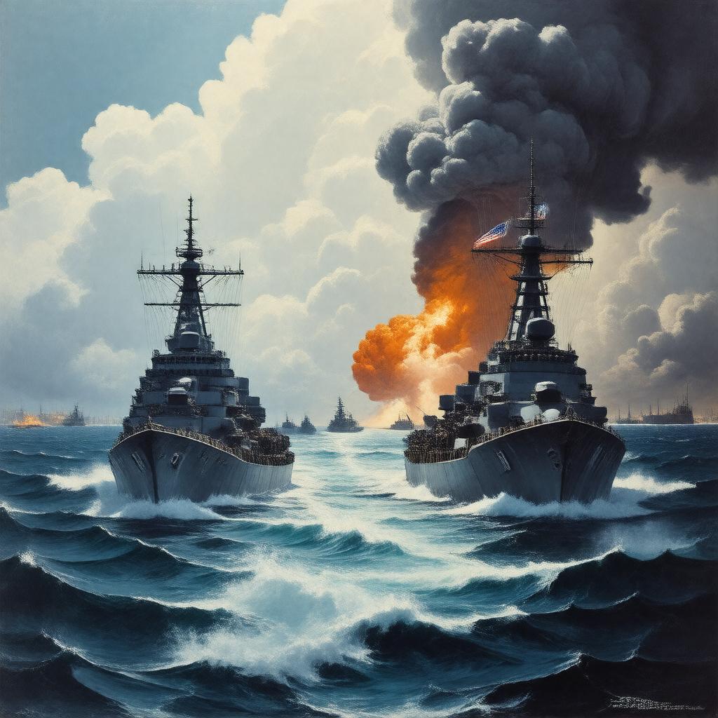 AI-created image of Cuban Missile Crisis