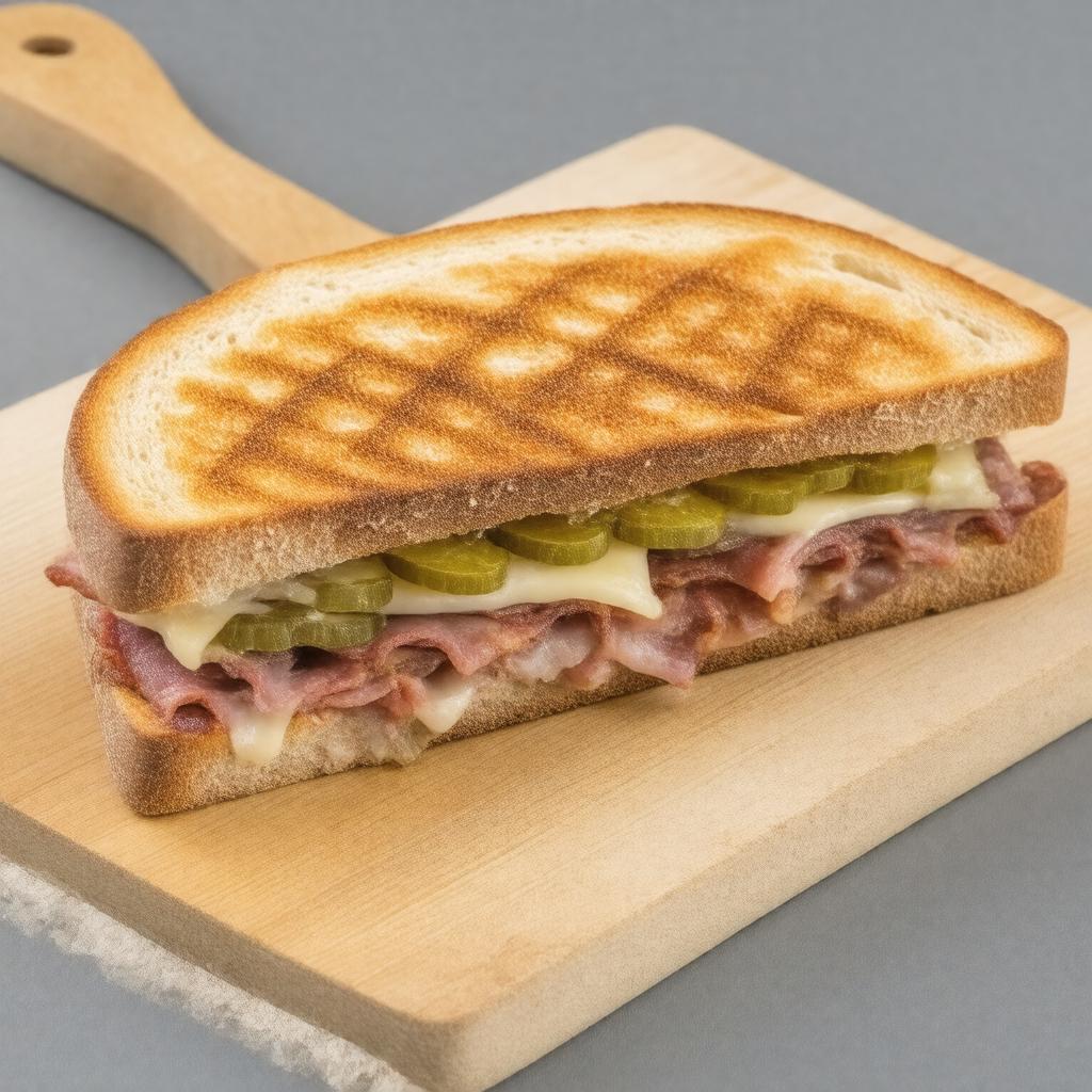 Click to view larger image AI-created image of Cuban sandwich