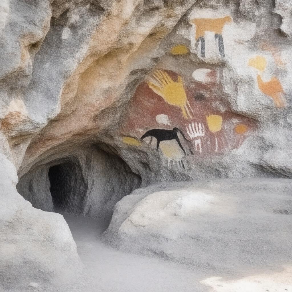Click to view larger image AI-created image of Cueva de las Manos