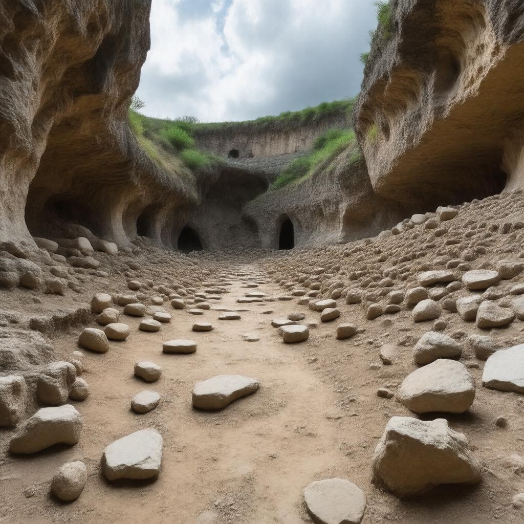 AI-created image of Cueva del Chiquihuite