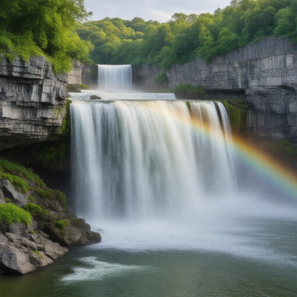 AI-created image of Cumberland Falls