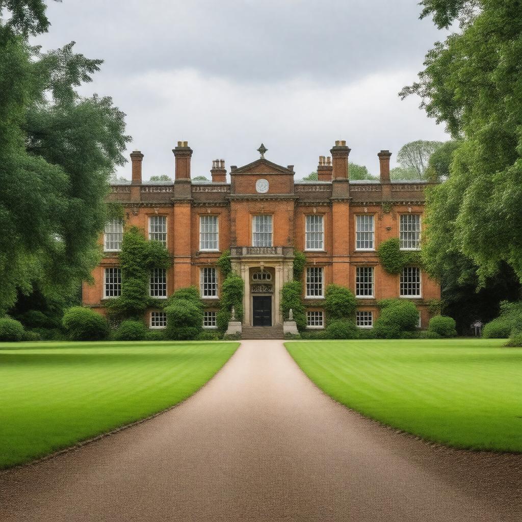 AI-created image of Cumberland Lodge, Windsor Great Park