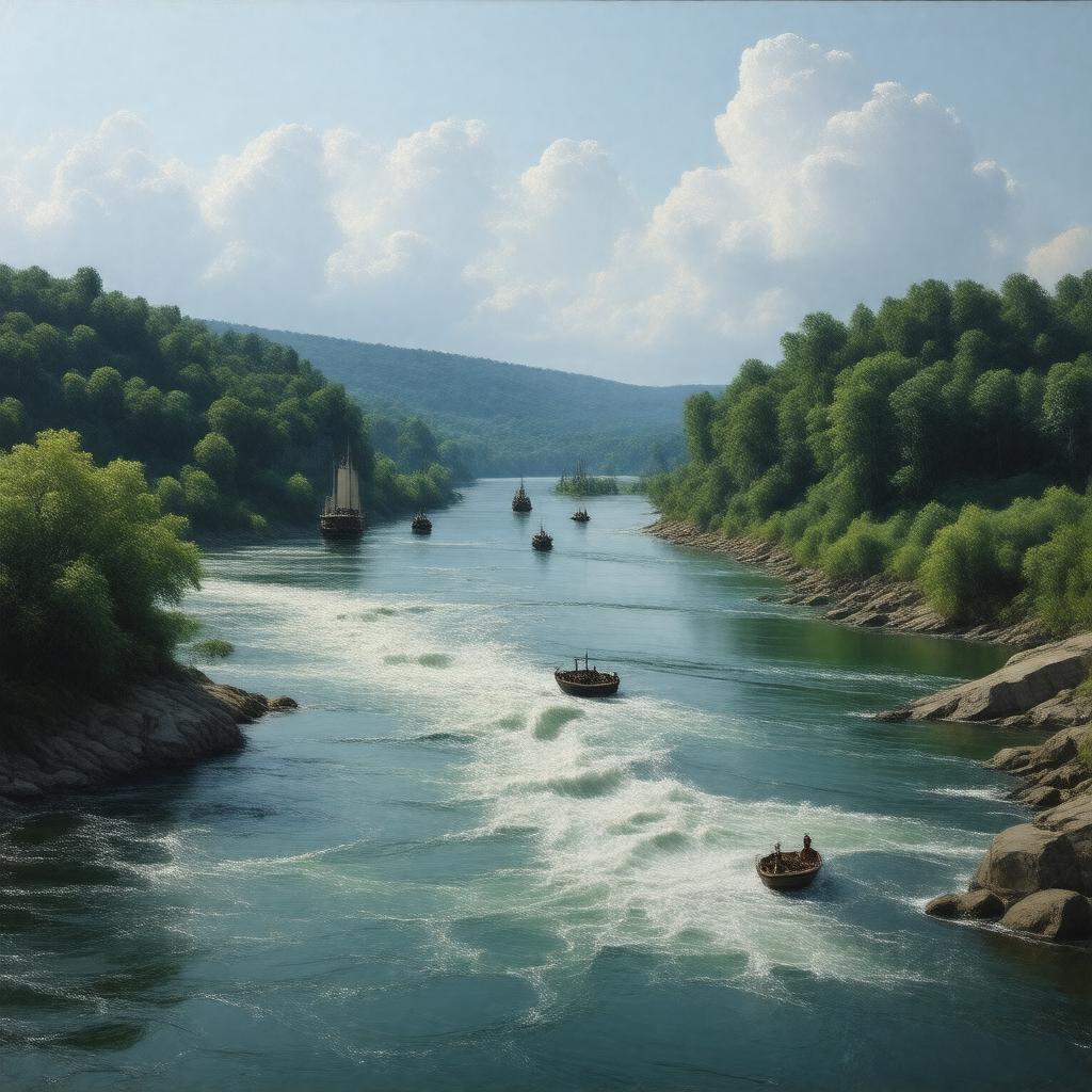 AI-created image of Cumberland River