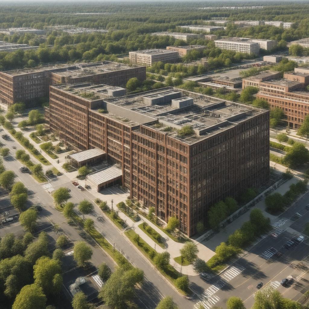 Click to view larger image AI-created image of Cummings Center