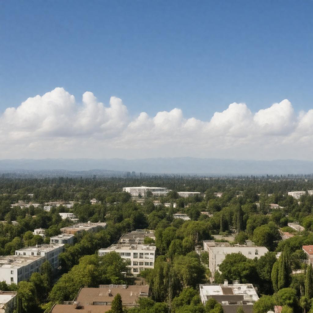 AI-created image of Cupertino, California, United States