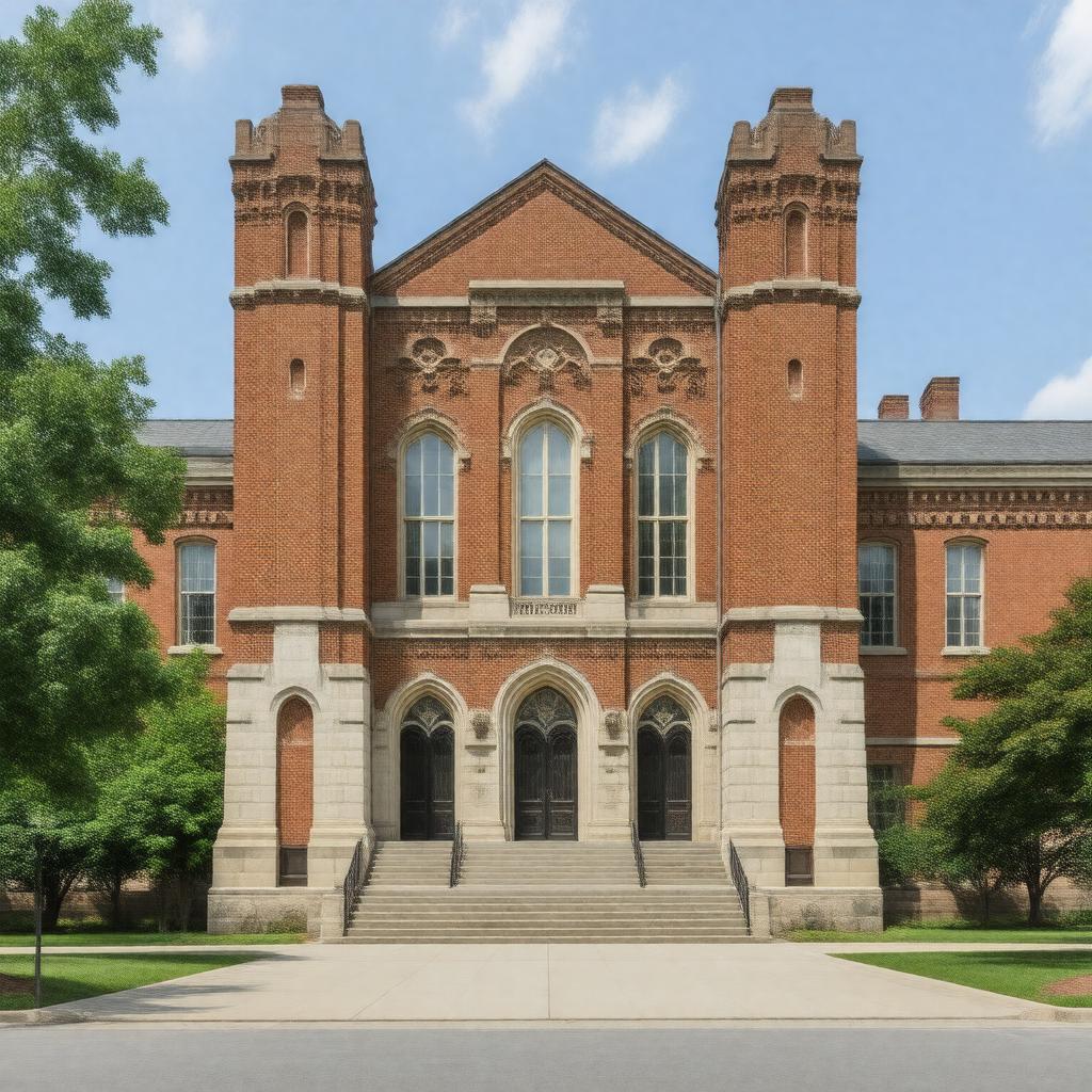 AI-created image of Cupples II Hall