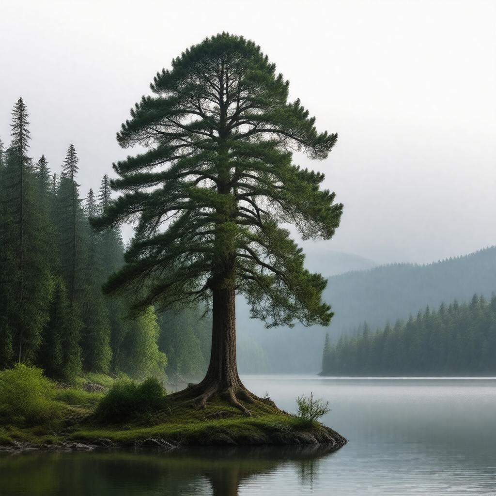 AI-created image of Cupressaceae