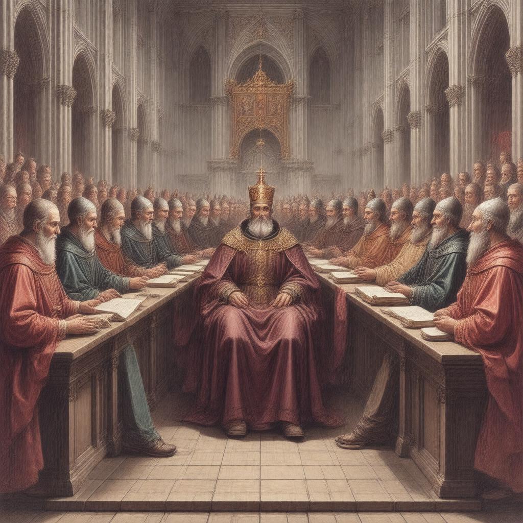 Click to view larger image AI-created image of Curia Regis