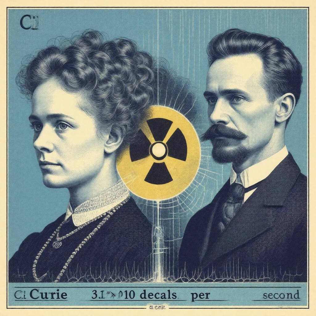 AI-created image of Curie (unit)