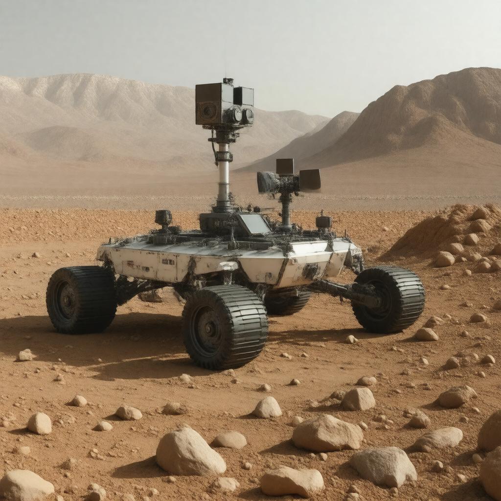 AI-created image of Curiosity rover