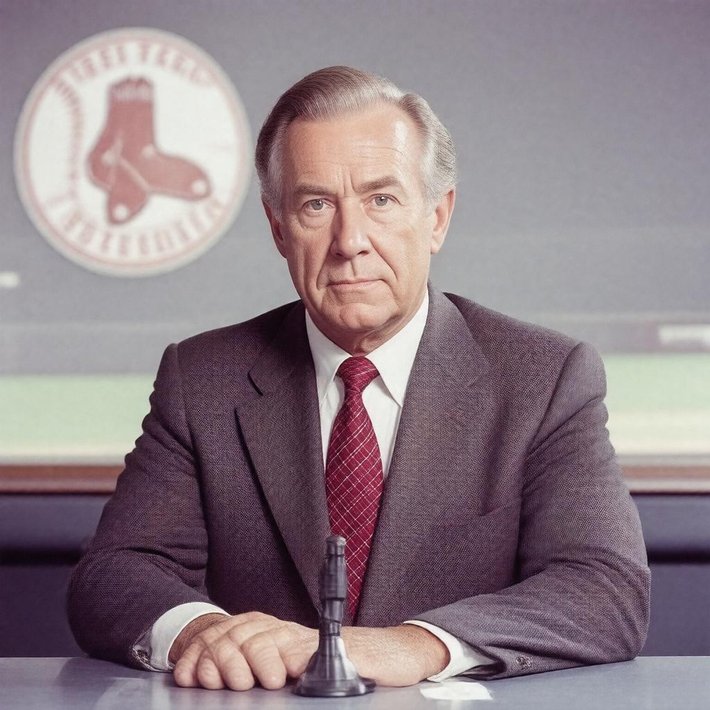 AI-created image of Curt Gowdy