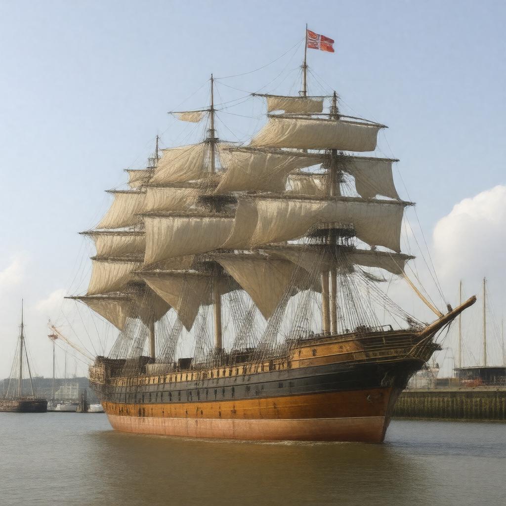 AI-created image of Cutty Sark