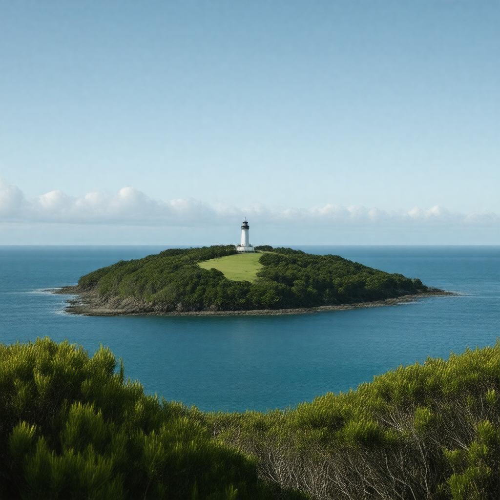 AI-created image of Cuvier Island