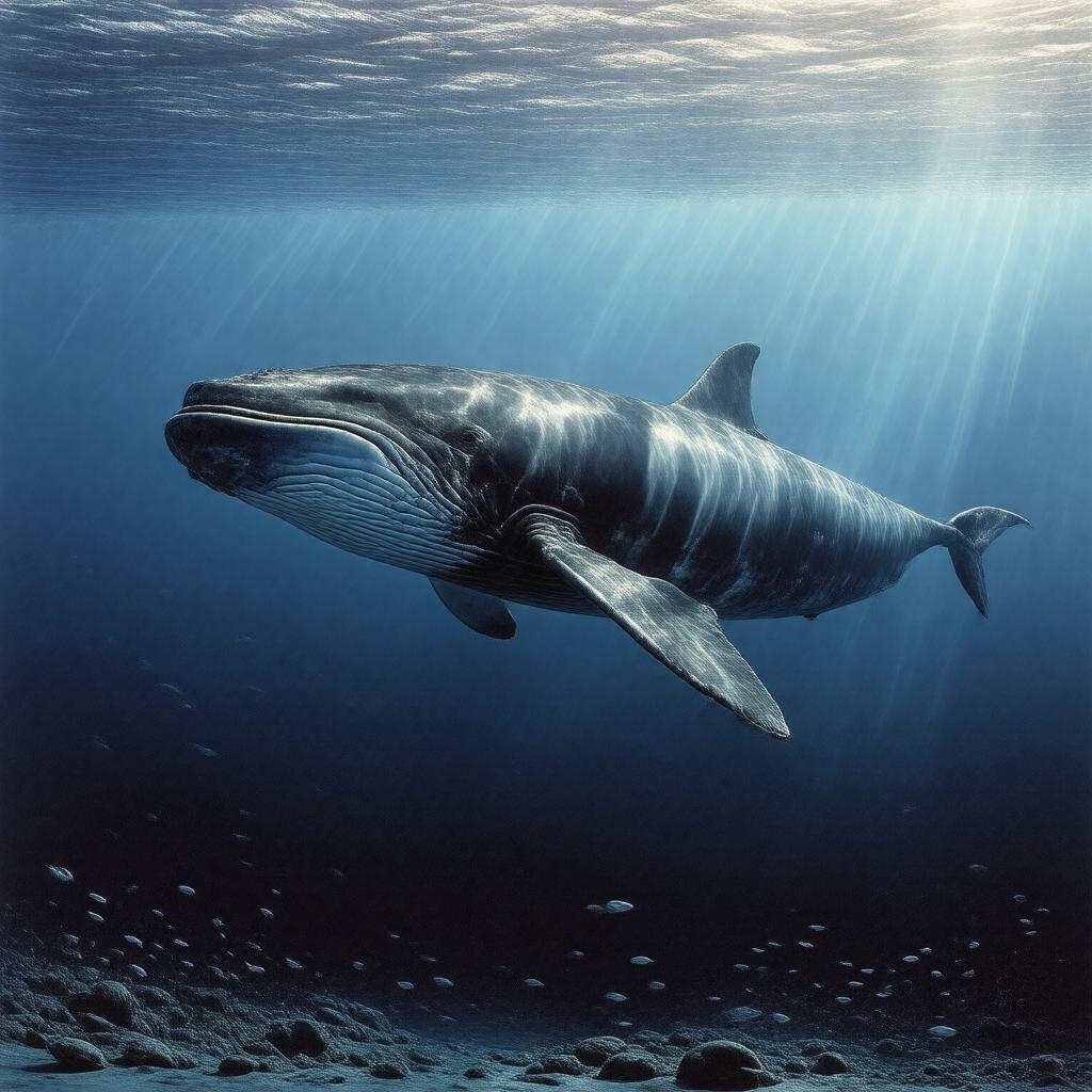 AI-created image of Cuvier's beaked whale