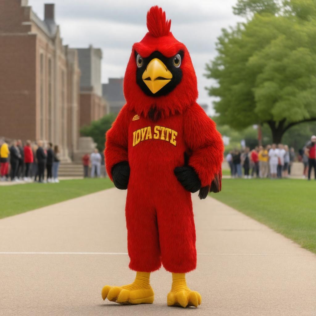 AI-created image of Cy the Cardinal