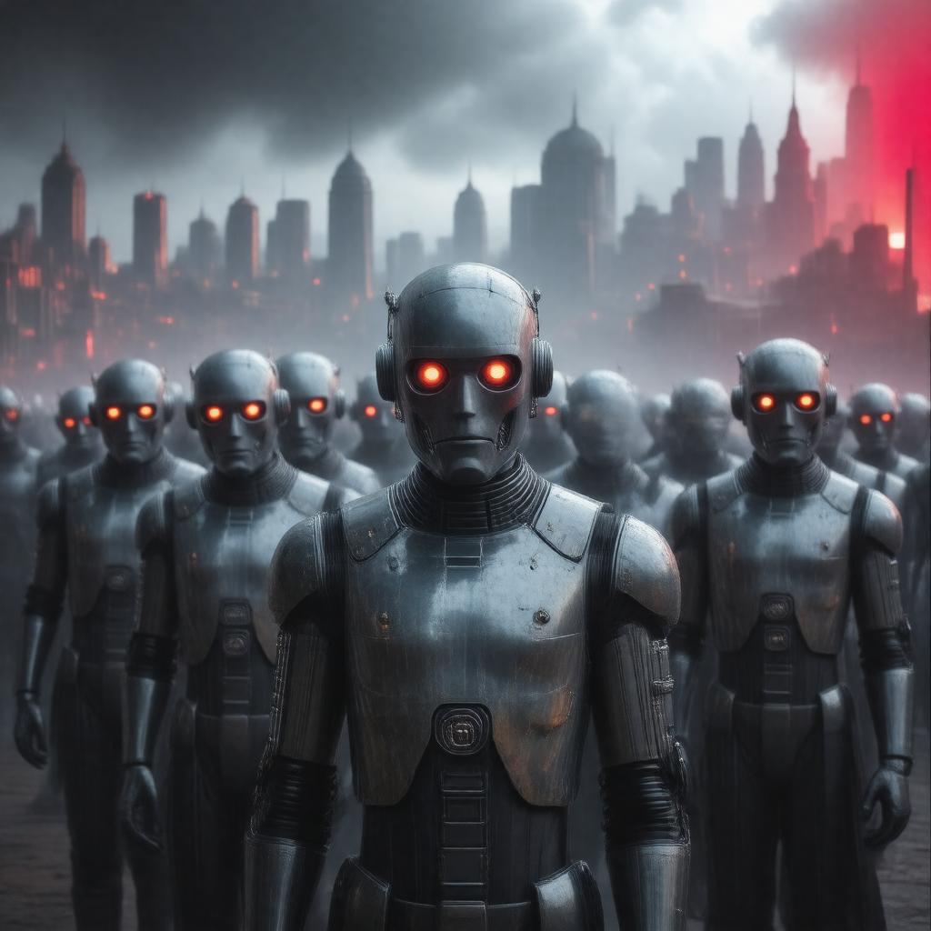 AI-created image of Cybermen