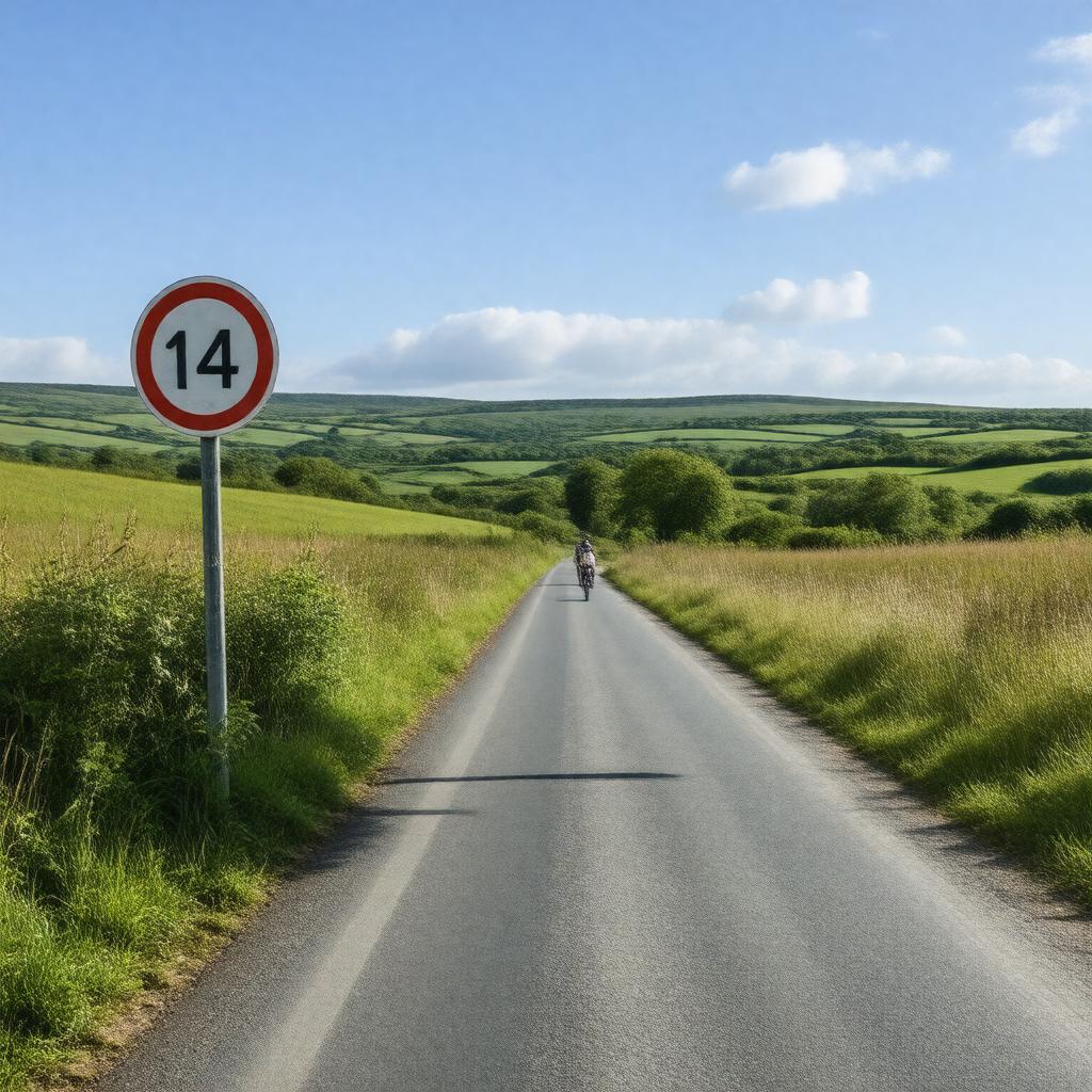 Click to view larger image AI-created image of Cycleway 14