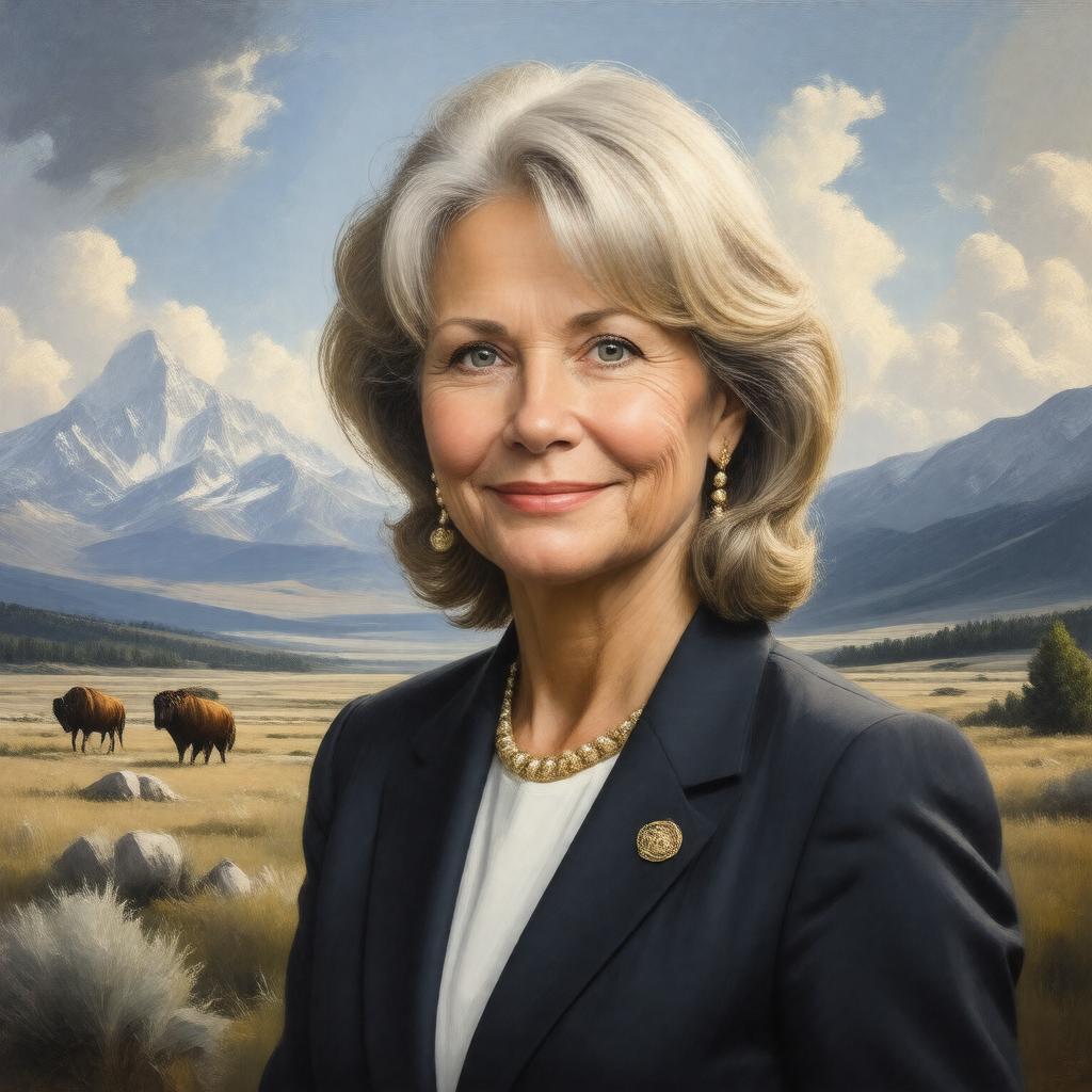 Click to view larger image AI-created image of Cynthia Lummis