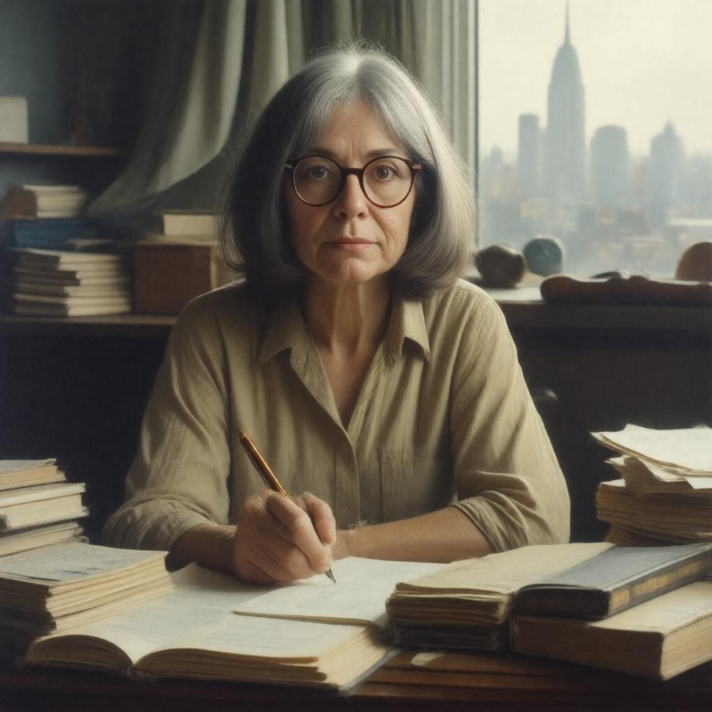 AI-created image of Cynthia Ozick