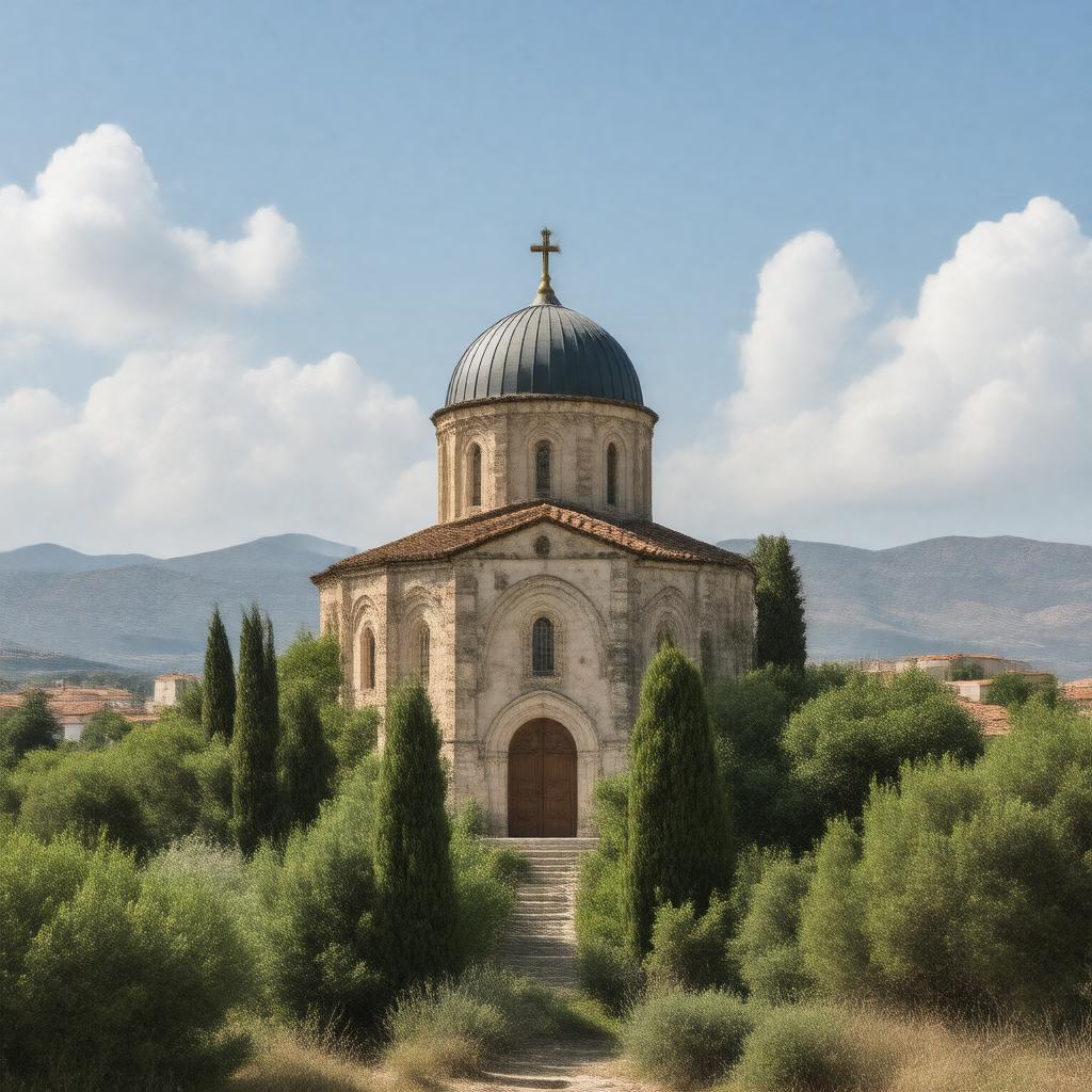 AI-created image of Cypriot Orthodox Church