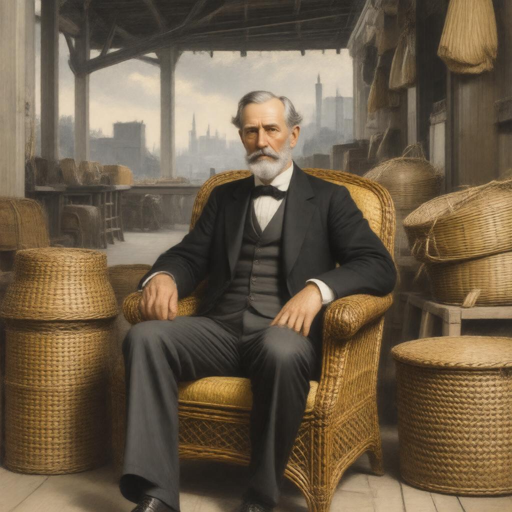 Click to view larger image AI-created image of Cyrus Wakefield