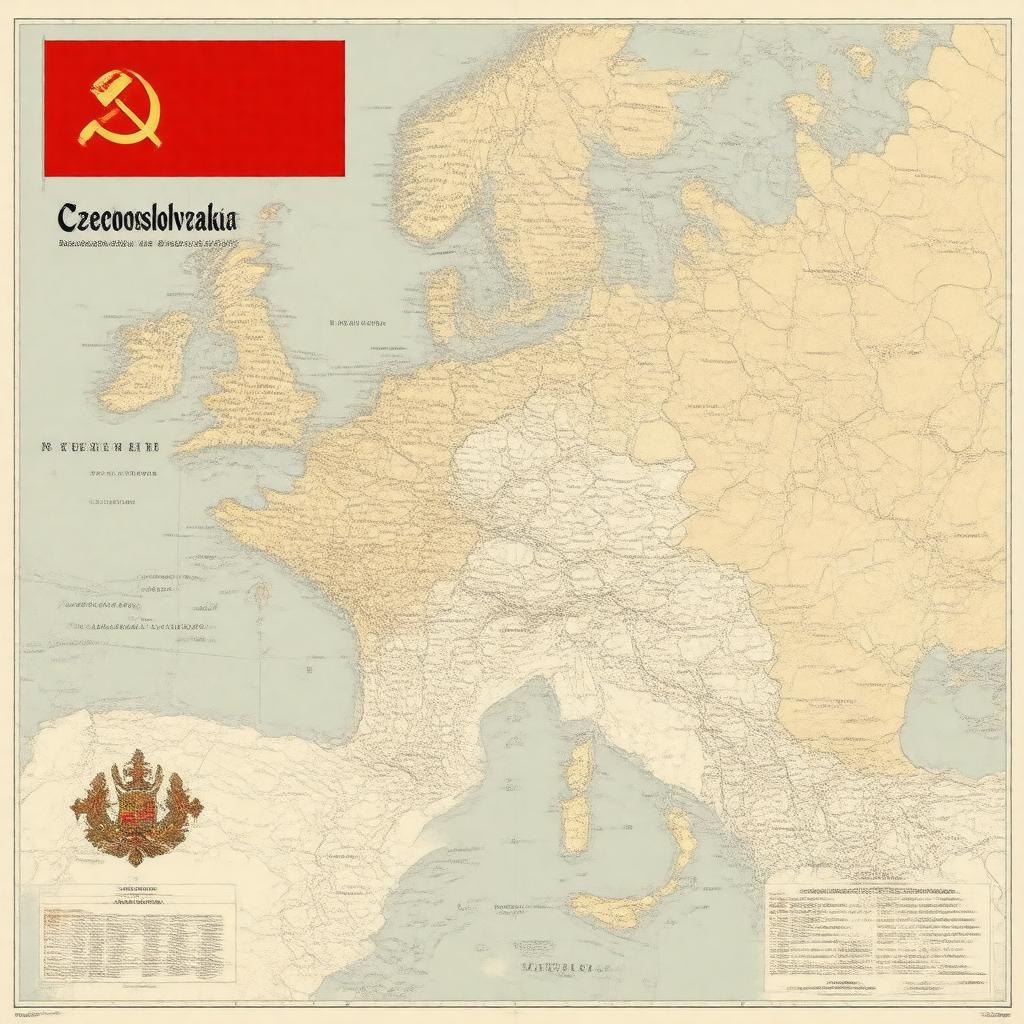 AI-created image of Czechoslovakia