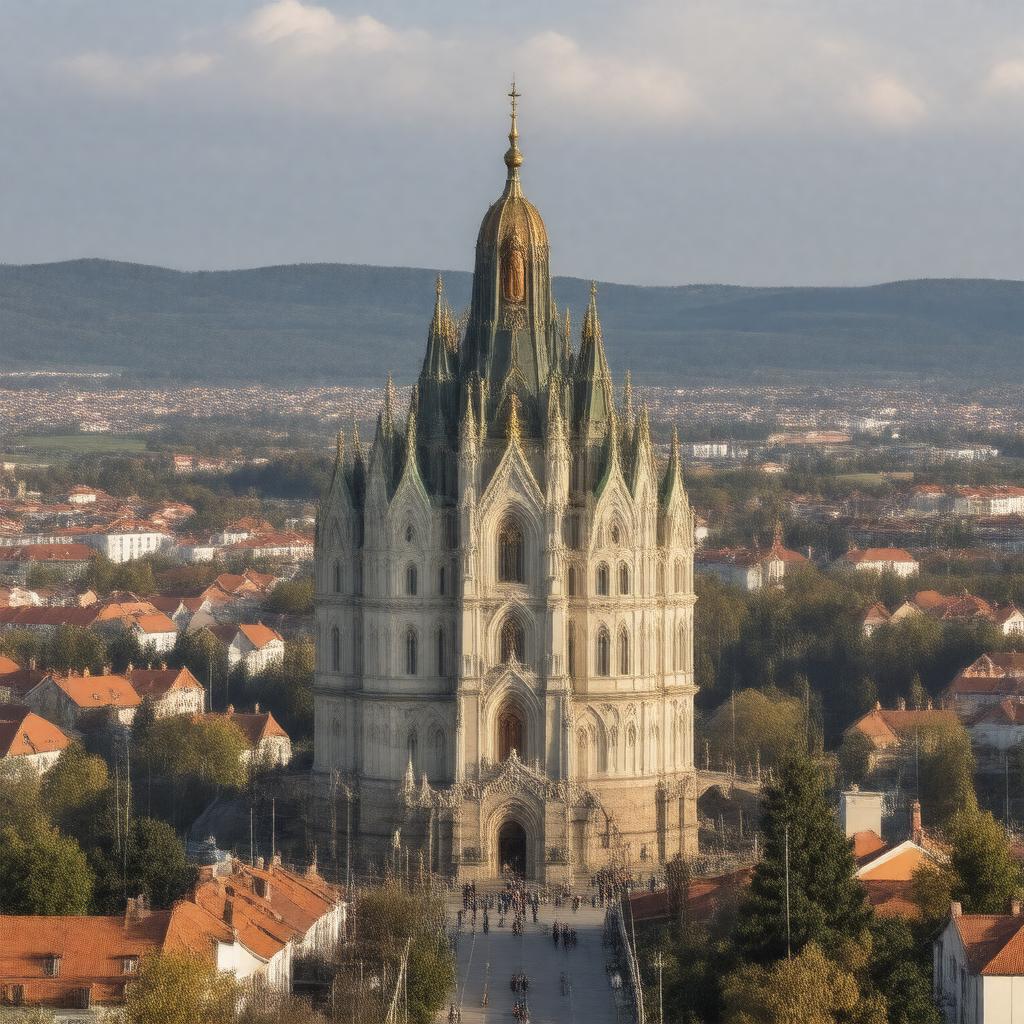 AI-created image of Czestochowa