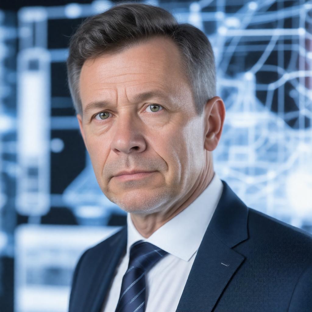 AI-created image of Dénes Gábor