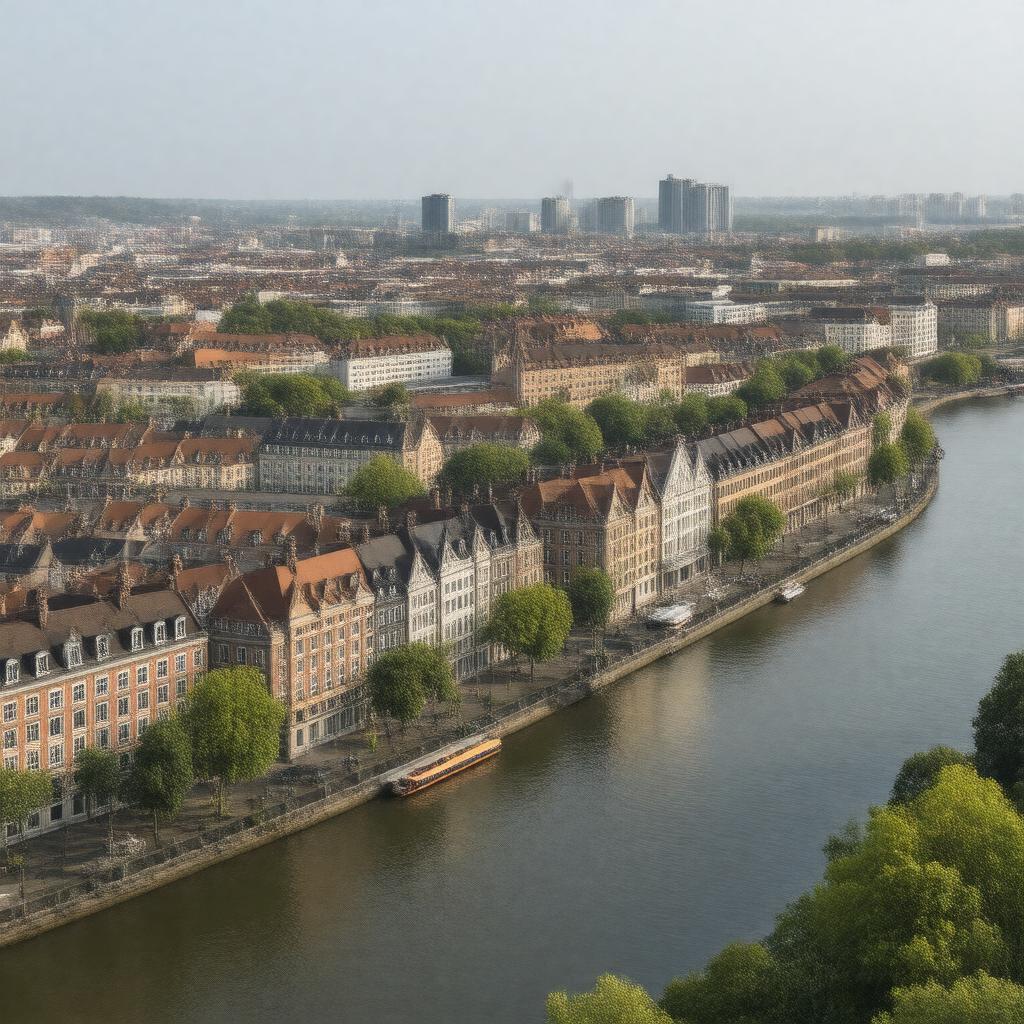 AI-created image of Düsseldorf