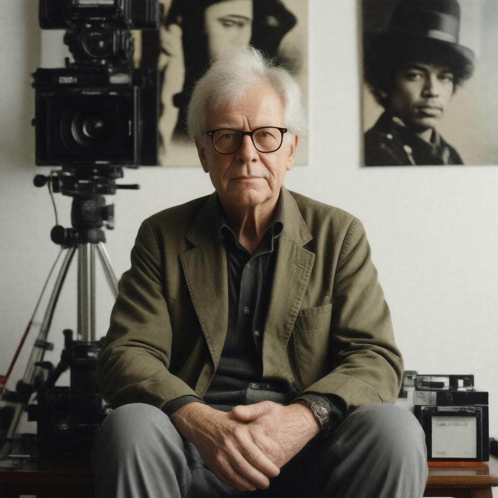 AI-created image of D. A. Pennebaker