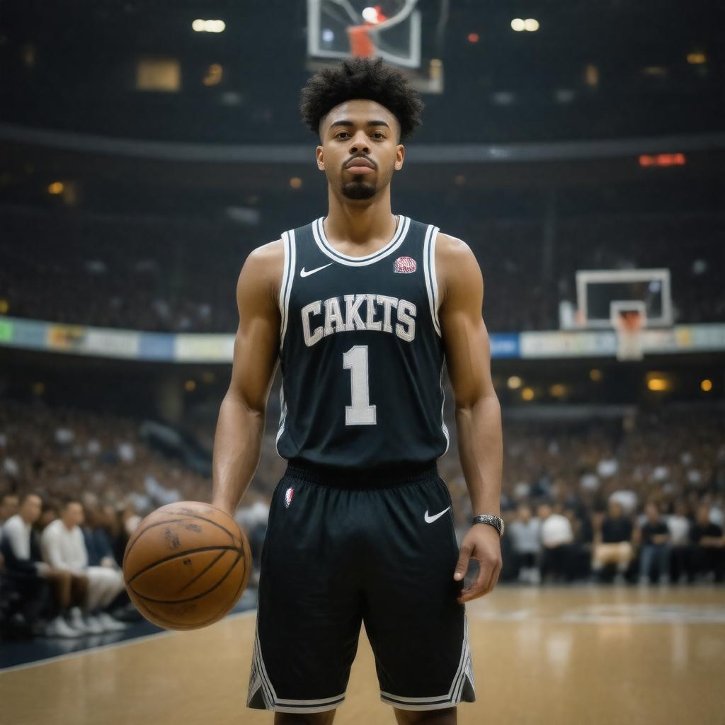 Click to view larger image AI-created image of D'Angelo Russell