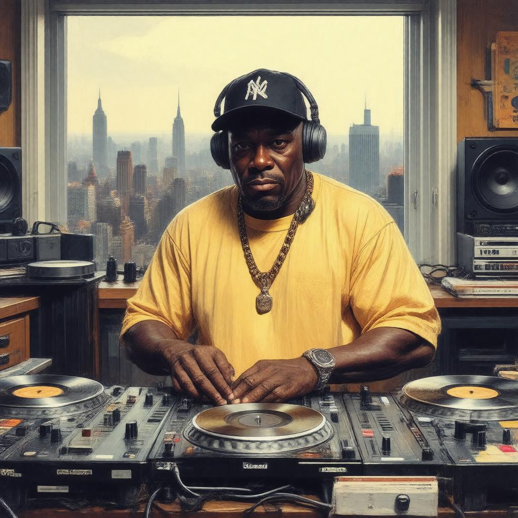 AI-created image of DJ Premier