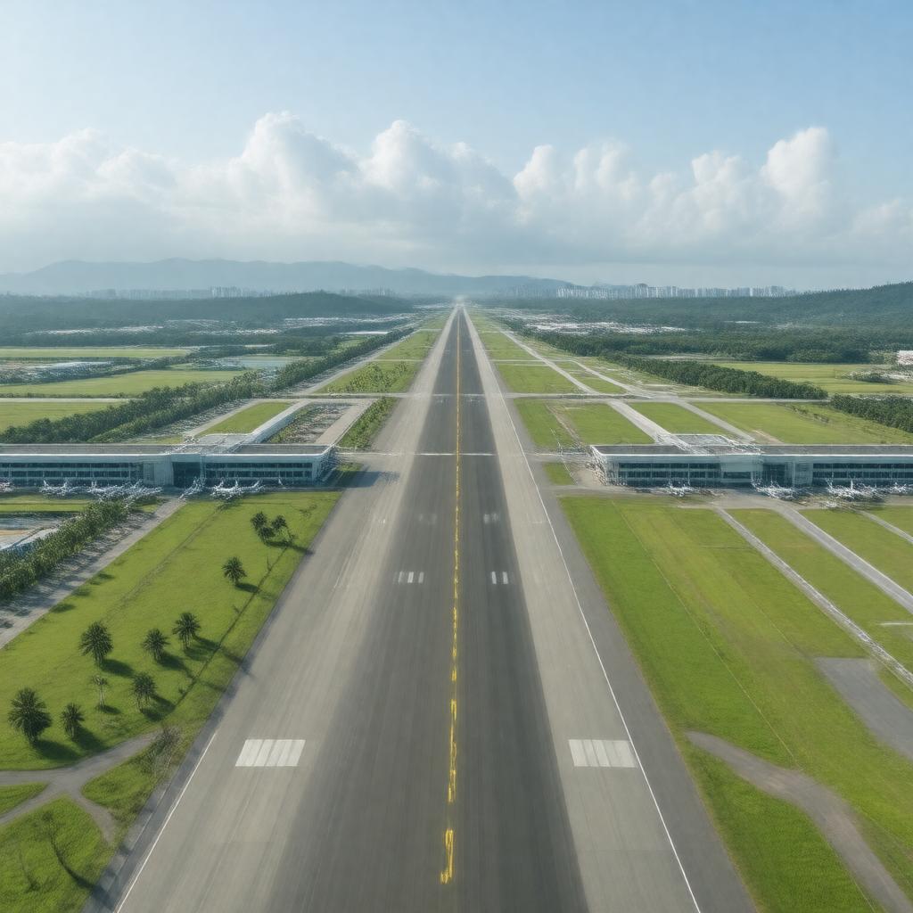 Click to view larger image AI-created image of Da Nang International Airport