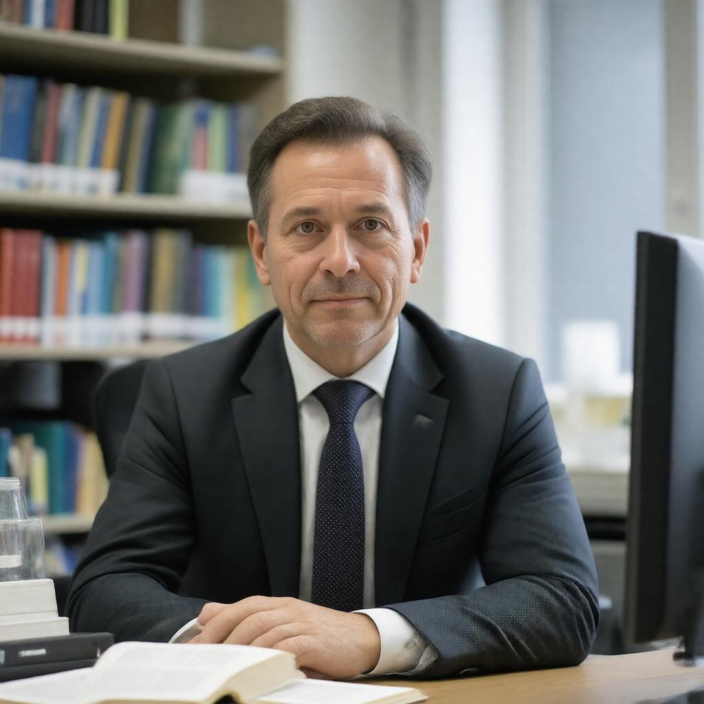 AI-created image of Daan Frenkel