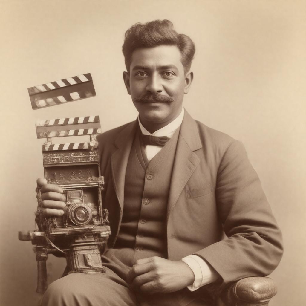 AI-created image of Dadasaheb Phalke