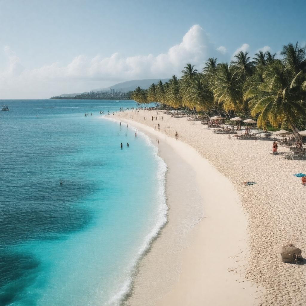 AI-created image of Dado Beach