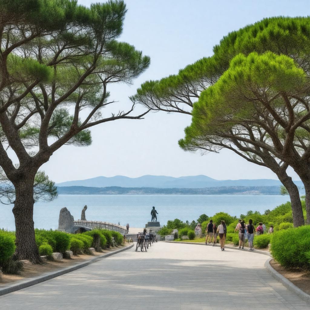 Click to view larger image AI-created image of Daewangam Park