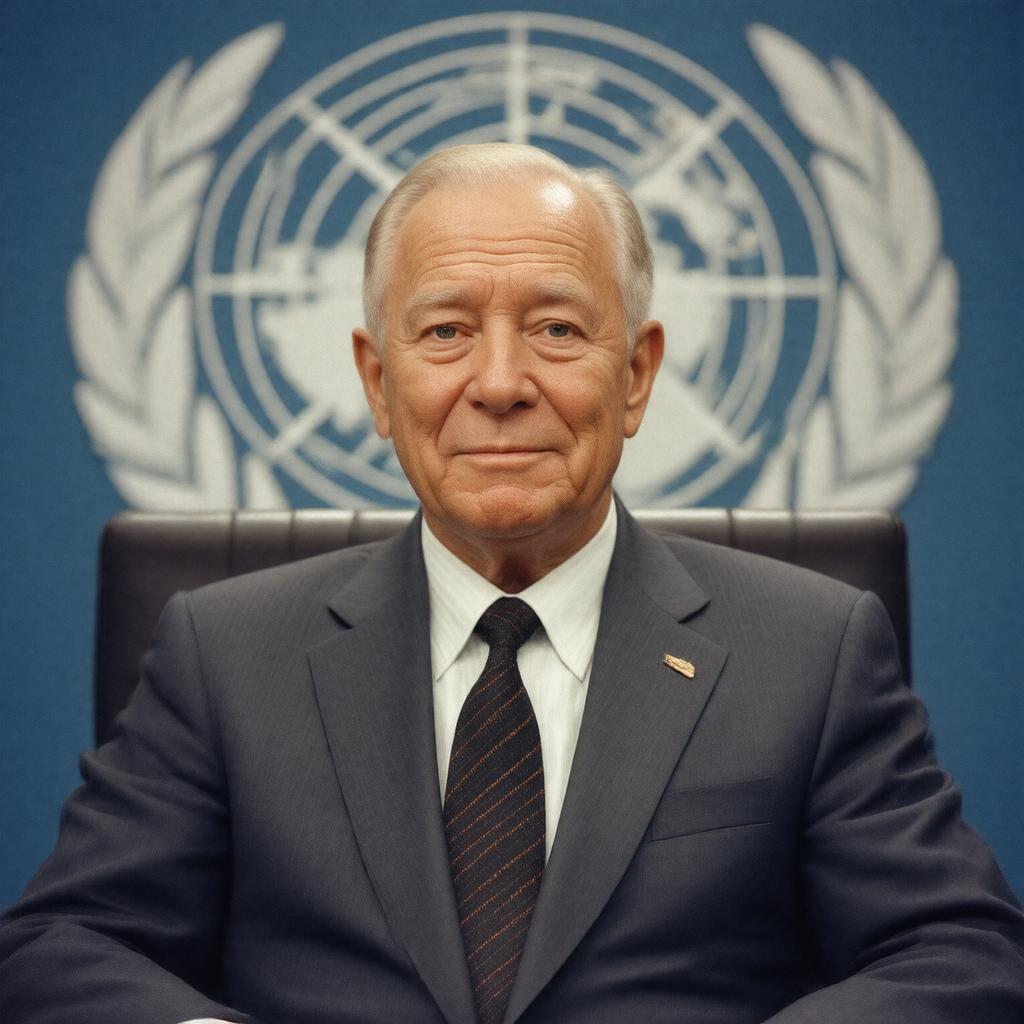 AI-created image of Dag Hammarskjöld