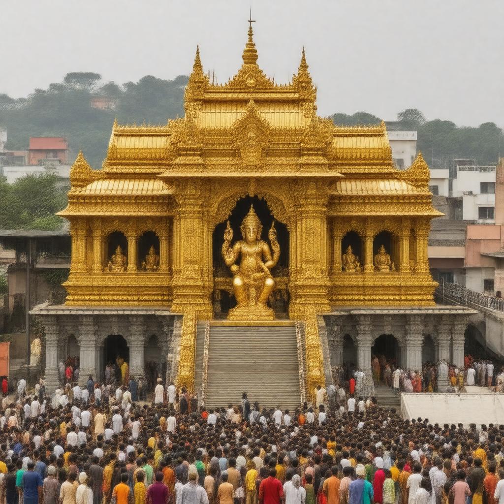 AI-created image of Dagdusheth Halwai Ganapati Temple